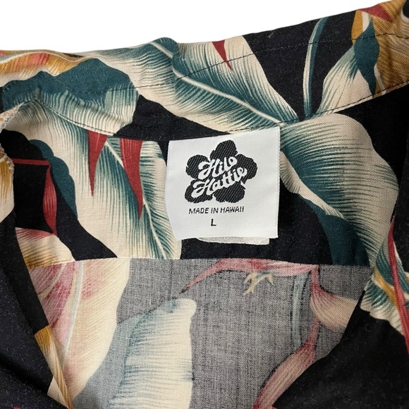 Vintage Hilo Hattie Men’s Hawaiian Shirt Large - Picture 5 of 9